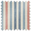 Emily Bond Cornish Stripe, Blue Multi - Made to Measure Curtains